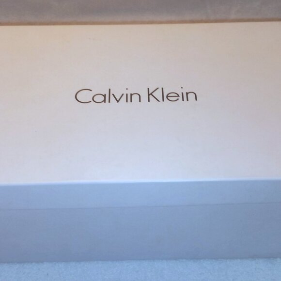 Like New Calvin Klein CK Brodie LA Men\'s Oxford Dress Shoes Gloss Black